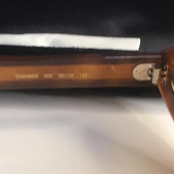 New Authentic Gucci Havana Stylish Brown Sunglasses GG0496S 002 - Picture 14 of 14